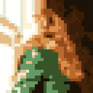 Pixel portrait of Marcie